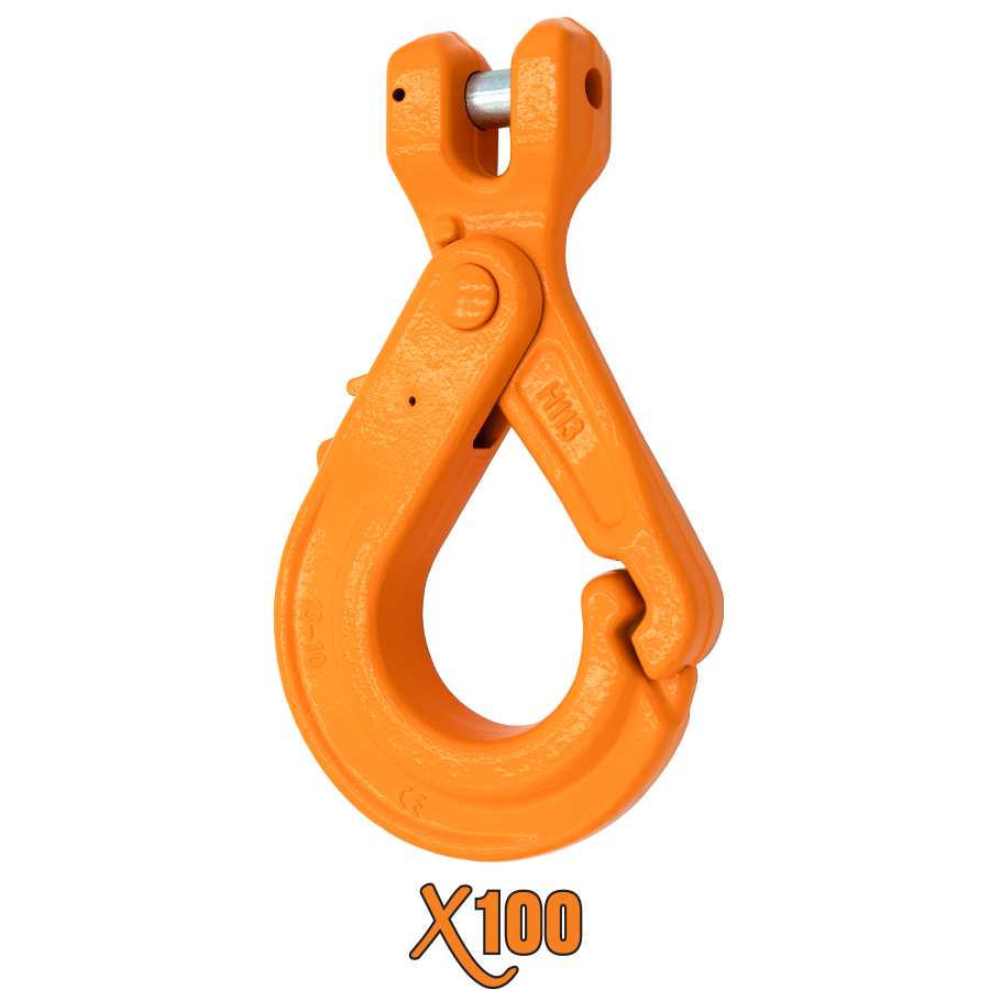 X100® Grade 100 Clevis Self Locking Hook