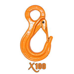 X100® Grade 100 Eye Sling Hook With Latch