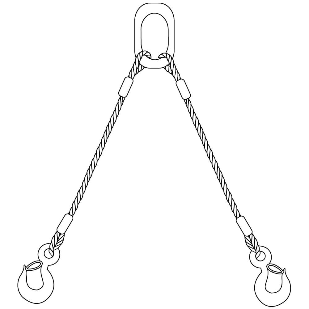 Double Leg Wire Rope Slings