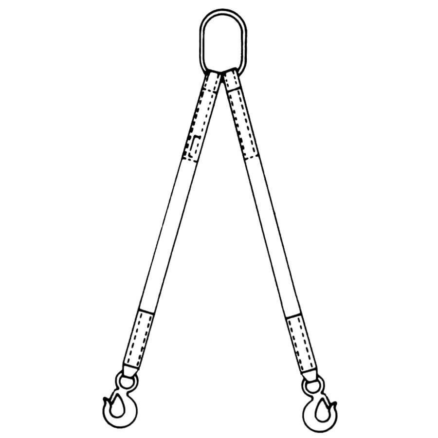 Multi-Leg Bridle Slings with Hooks