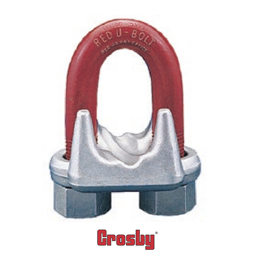 Crosby® Galvanized Drop Forged Wire Rope Clips