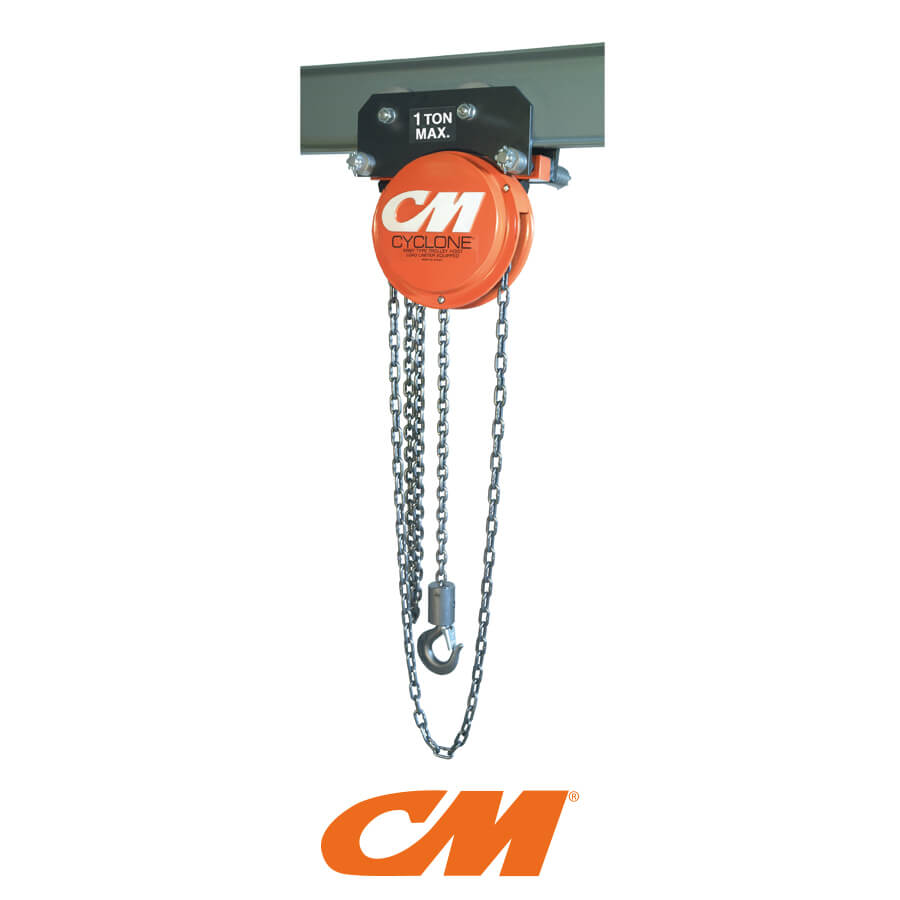 CM Cyclone Army Type Trolley Hoists