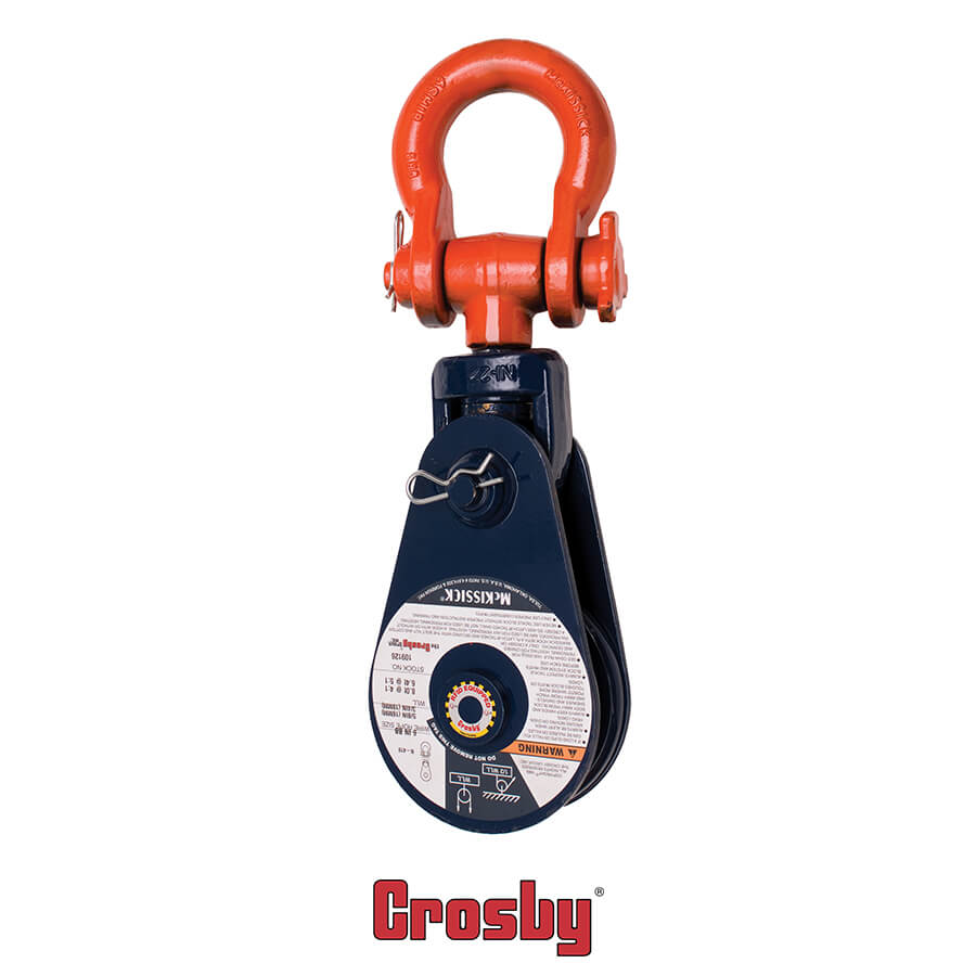 Crosby® Light Champion 419 Snatch Block with Shackle - CERTEX USA