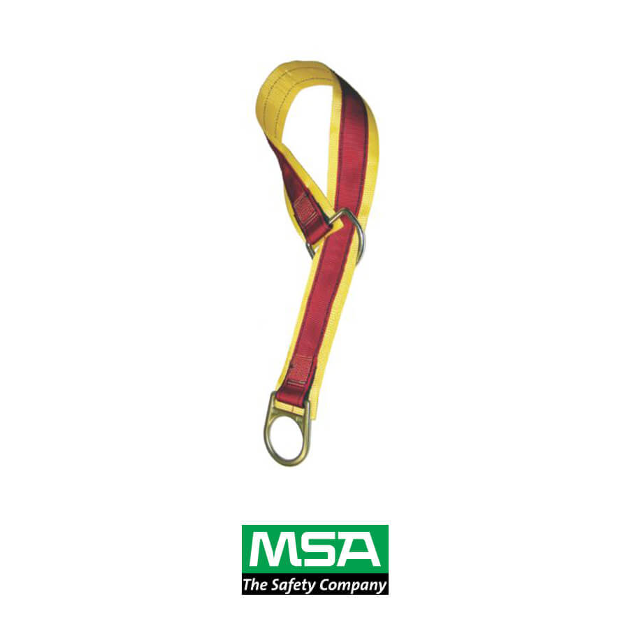 MSA Double D-ring Anchorage Connector Strap, 3-ft. Strap