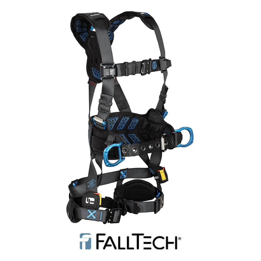 FallTech® FT-One™ FBH 3D Construction Belted, QC Legs and Chest