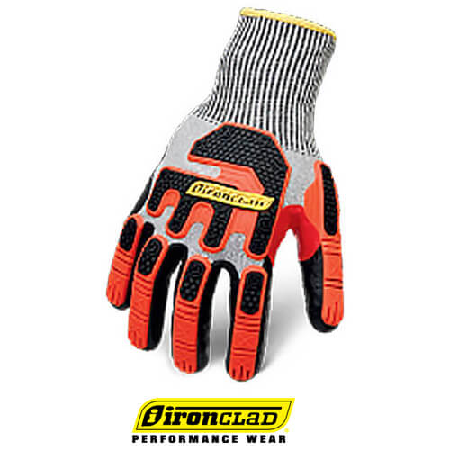 Ironclad® Work Gloves – Low Profile Impact Cut A6 Foam Nitrile