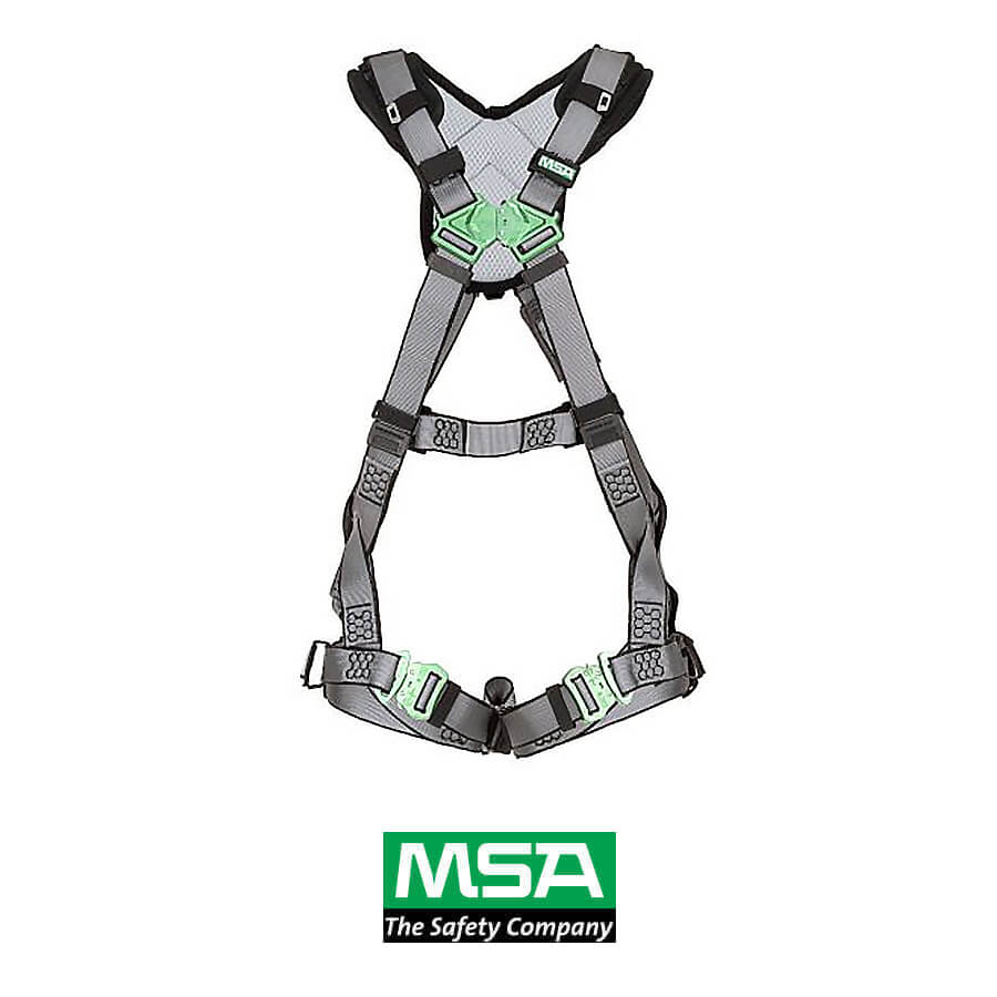 MSA V-FIT® Standard Full-Body Harness with Back D-ring and Quick-Connect Buckles