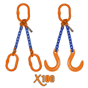 X100® Double Leg Chain Slings