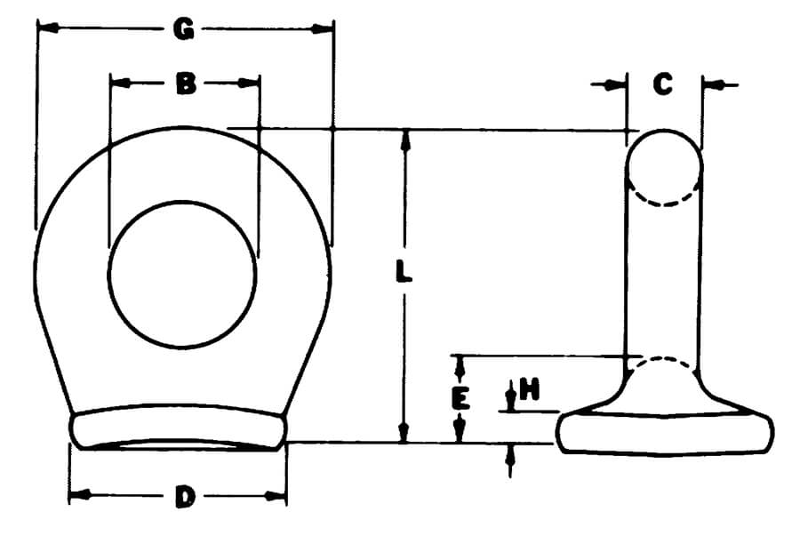 Crosby® Pad Eyes - S-264 - CERTEX USA