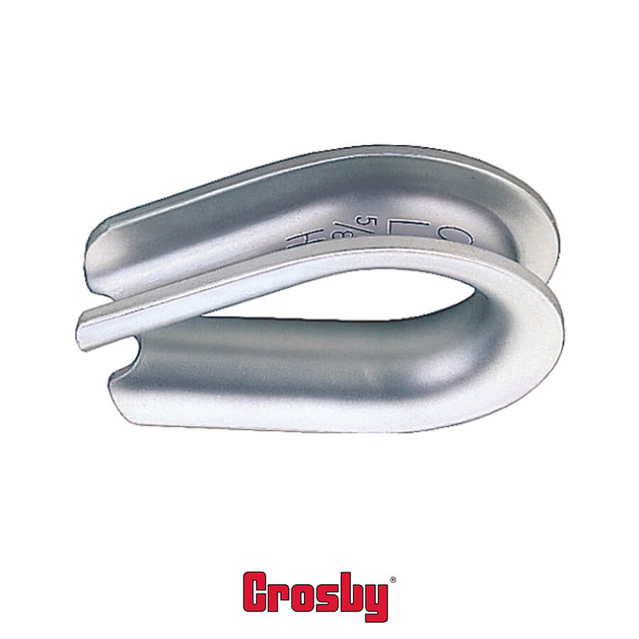 Crosby® Stainless Steel Extra Heavy Wire Rope Thimbles