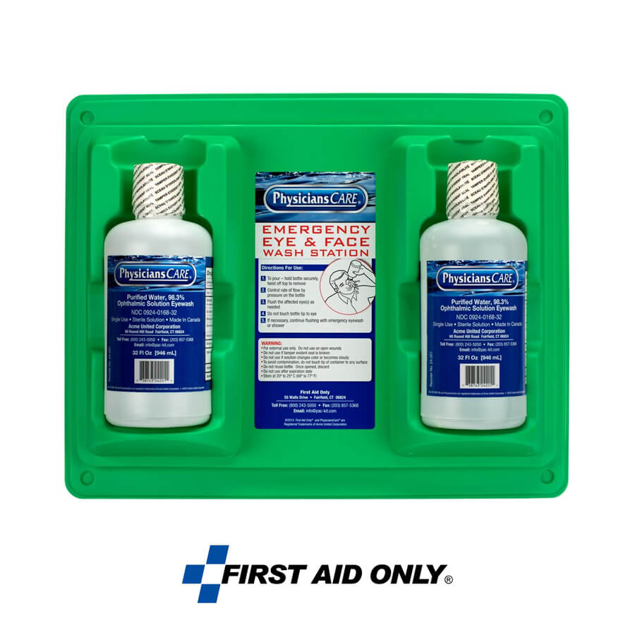 First Aid Only® Eyewash Station Double 32 oz