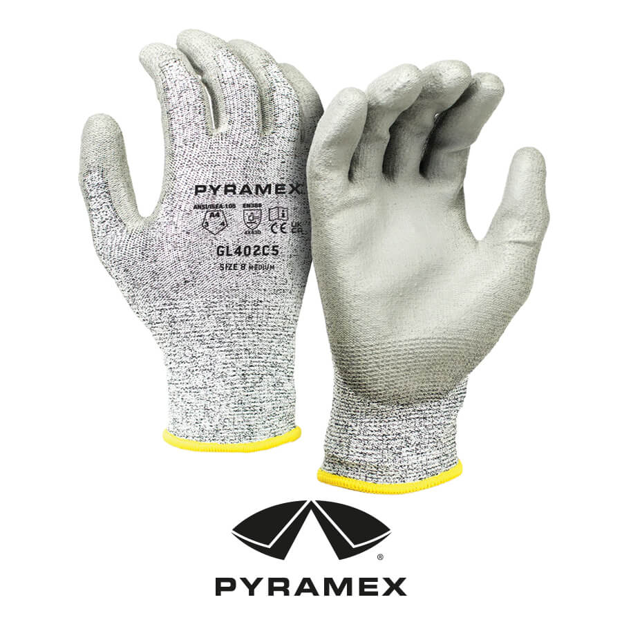Pyramex® GL402C5 – Polyurethane A4 Cut – Work Gloves