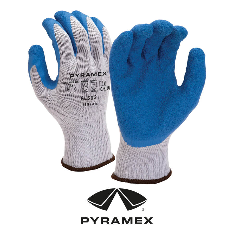 Pyramex® GL503 – Latex – Work Gloves