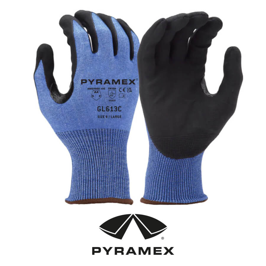 Pyramex® GL613C – Micro-Foam Nitrile A4 Cut – Work Gloves