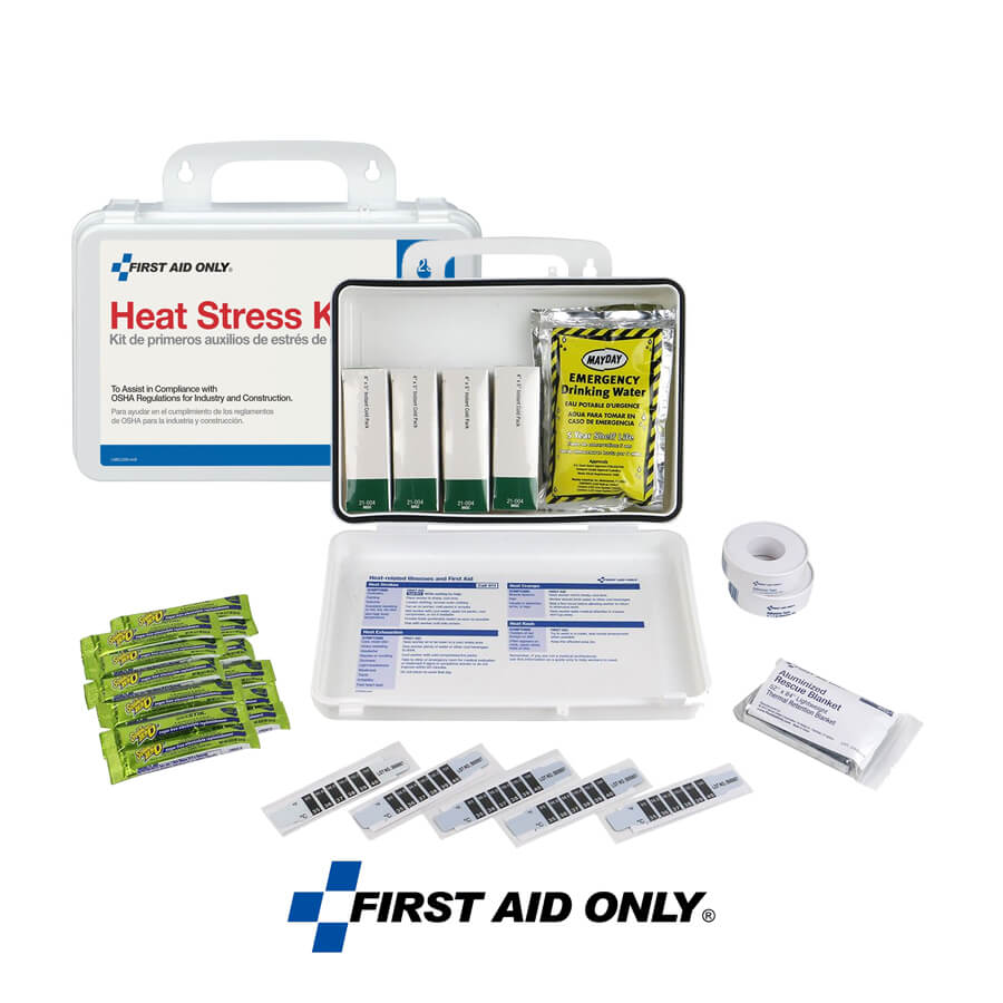 First Aid Only® Heat Stress Kit – Plastic Case