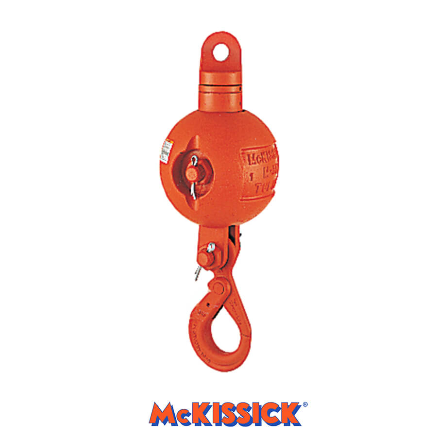 McKissick® UB500 Series Top Swiveling Overhaul Balls with S316A SHUR-LOC® Eye Hook