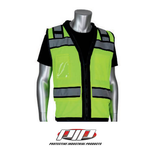 PIP® ANSI Type R Class 2 Mesh Surveyors Vest with “D” Ring Access – 302-0800D
