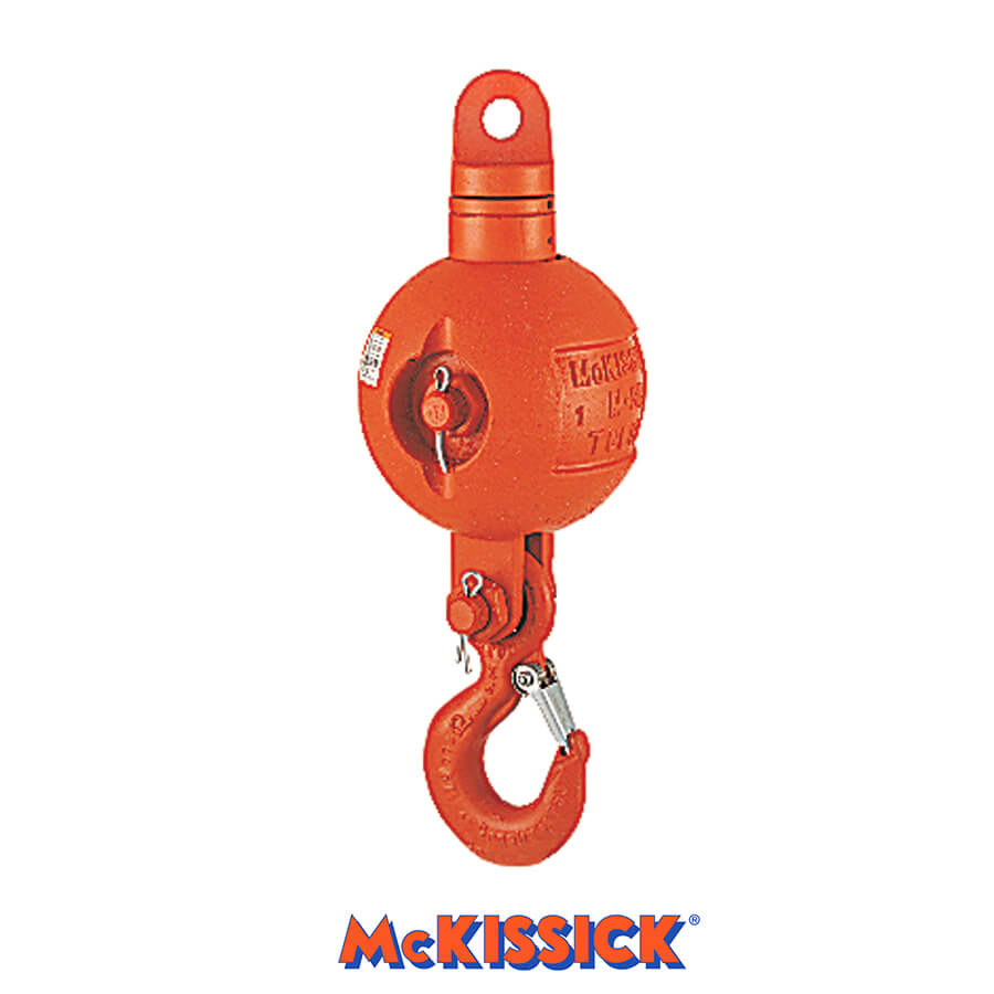 McKissick® UB500 Series Top Swiveling Overhaul Balls with S320 / S320N Eye Hook