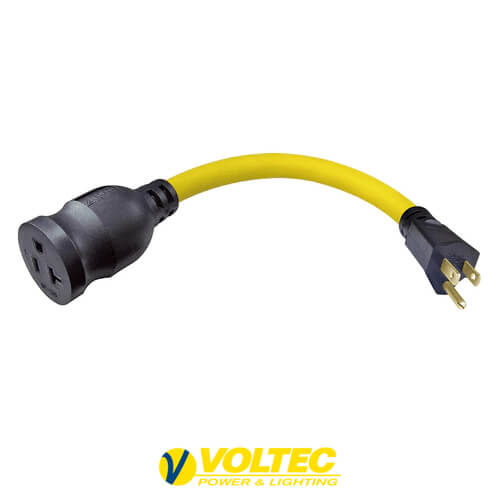 VOLTEC 1′ Locking Plug to U-Ground Connector