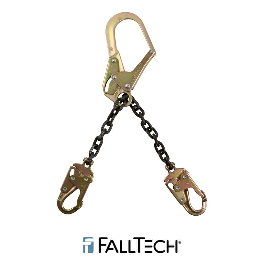 FallTech® 21″ Standard-duty Rebar Positioning Assembly with Chain and Steel non-Swivel Rebar Hook 8250LT