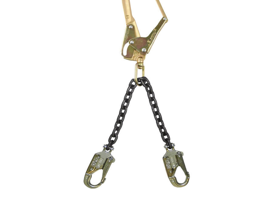 FallTech® 23″ Premium Rebar Positioning Assembly with Chain and Steel Swivel Rebar Hook 8250