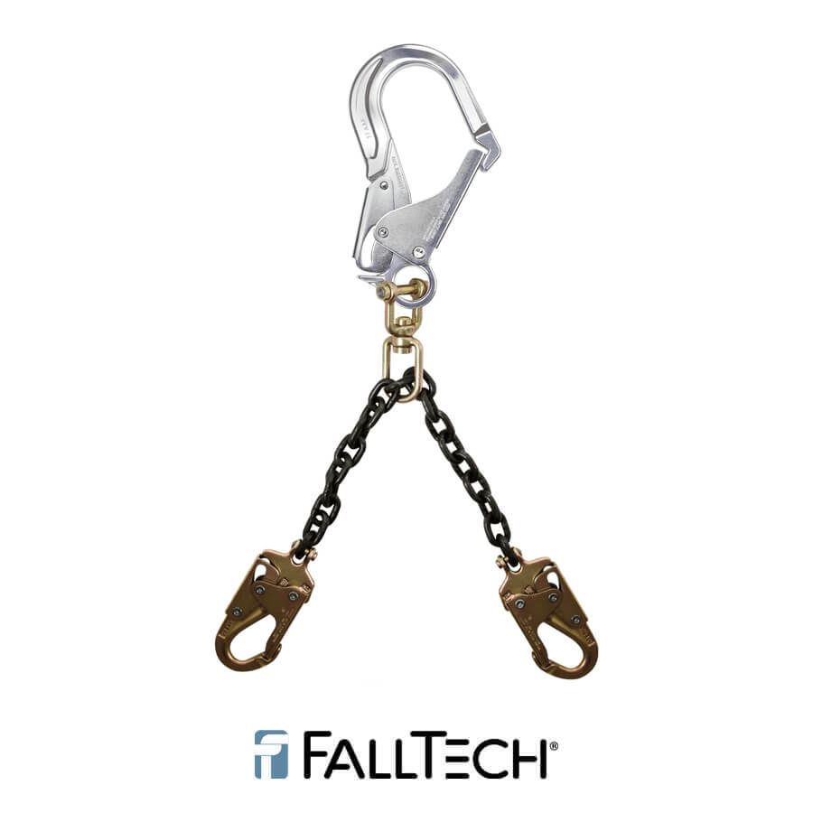 FallTech® 24″ Premium Rebar Positioning Assembly with Chain and Aluminum Rebar Hook with Swivel 8250A