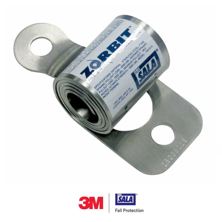 3M™ DBI-SALA® Metal Horizontal Lifeline Energy Absorber, Stainless Steel – 7401013