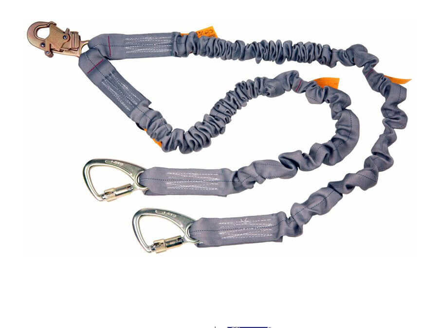 3M™ DBI-SALA® ShockWave™ Tie-Back 100% Tie-Off Stretch Web Shock-Absorbing Lanyard, 6 ft – 1244675