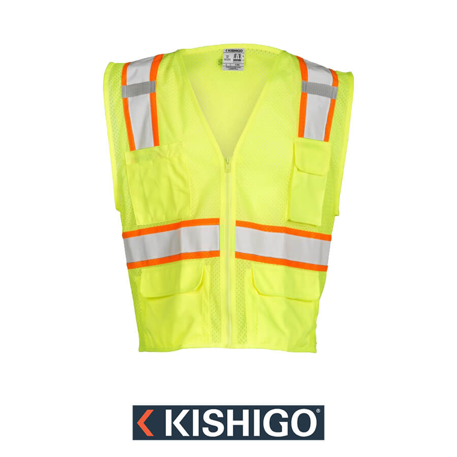 Kishigo All Mesh Contrast Vest Style – 1195