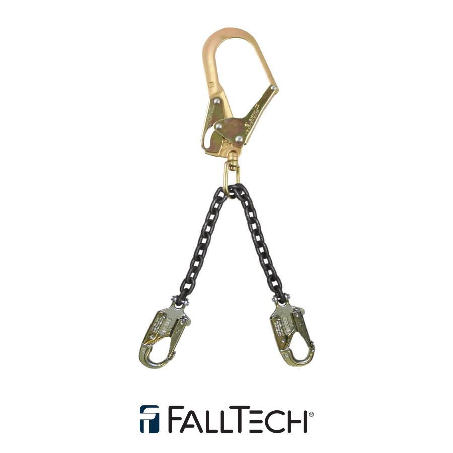 FallTech® 23″ Premium Rebar Positioning Assembly with Chain and Steel Swivel Rebar Hook 8250