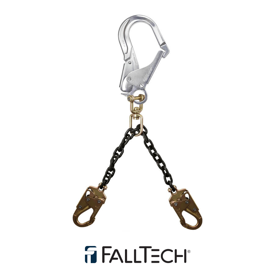 FallTech® 24″ Premium Rebar Positioning Assembly with Chain and Aluminum Rebar Hook with Swivel 8250A