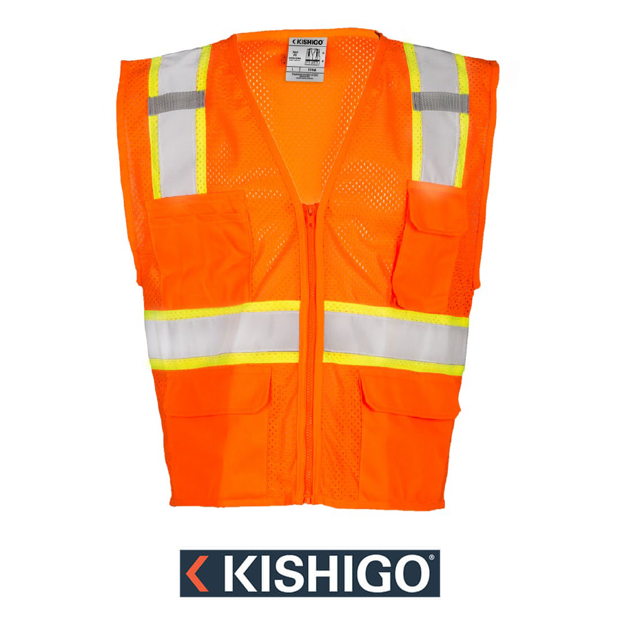 Kishigo All Mesh Contrast Vest Style – 1196