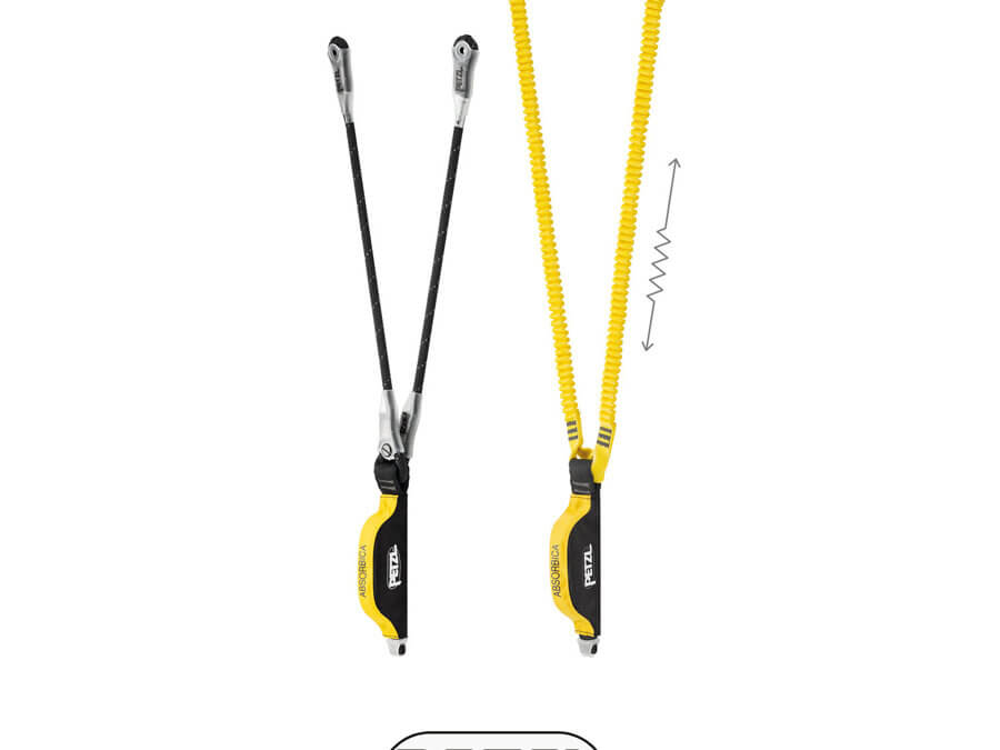 Petzl ABSORBICA®-Y Double Lanyard with Integrated Energy Absorber