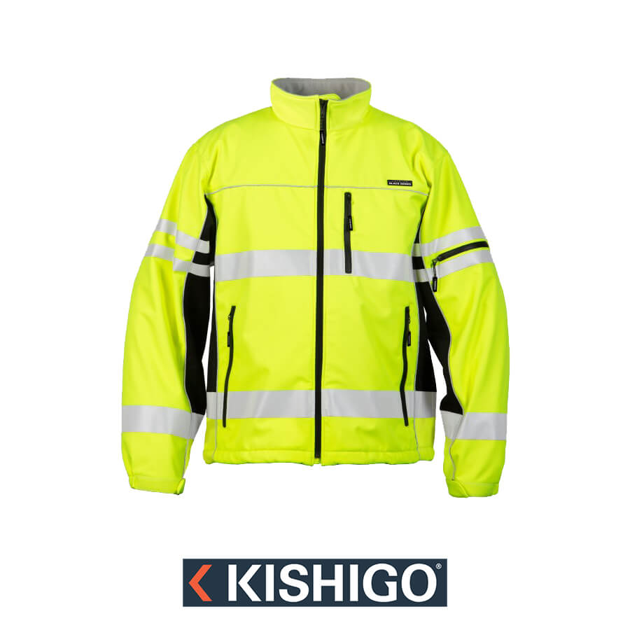 Kishigo Premium Black Series Soft Shell Jacket Style – JS137