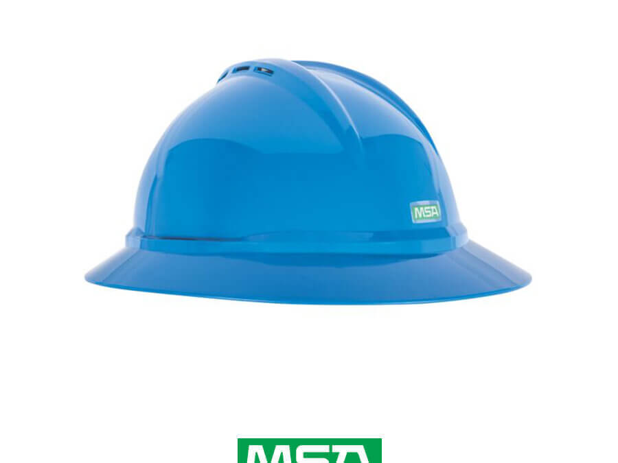 MSA V-Gard® 500 Vented Full Brim Hard Hats