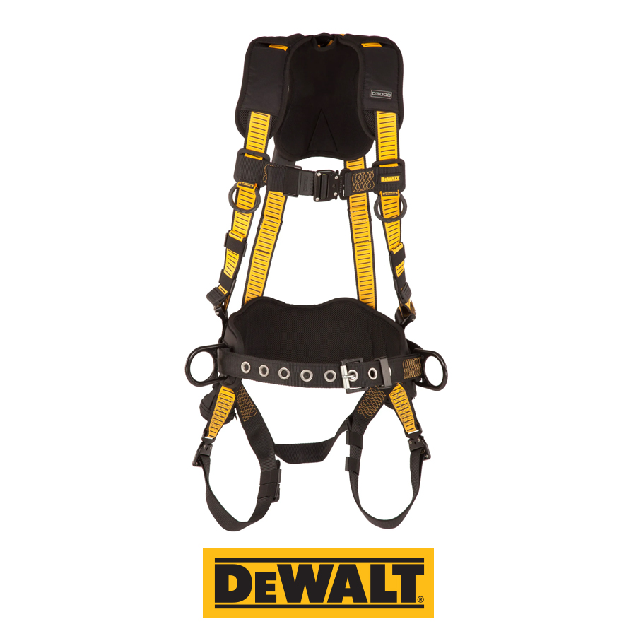 DeWalt D3000 Vest-Style Harness, w/Belt