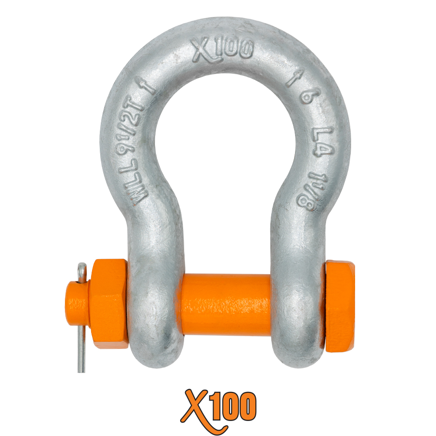 X100® Bolt Type Anchor Shackles