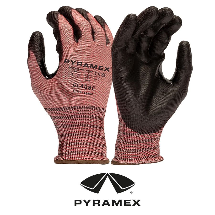 Pyramex® GL408C - Polyurethane A6 Cut - Work Gloves