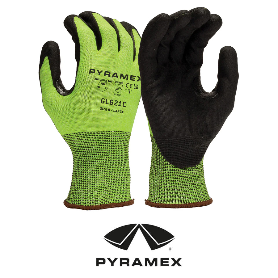 Pyramex® GL621C - Micro-Foam Nitrile A5 Cut - Work Gloves