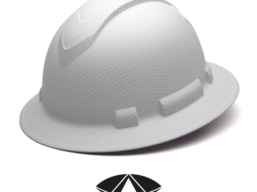 Pyramex® Ridgeline® Hydro Dipped Full Brim – Matte White Graphite Pattern