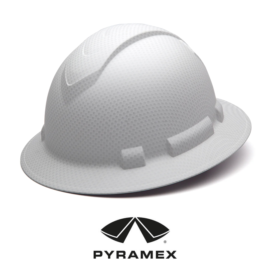 Pyramex® Ridgeline® Hydro Dipped Full Brim - Matte White Graphite Pattern