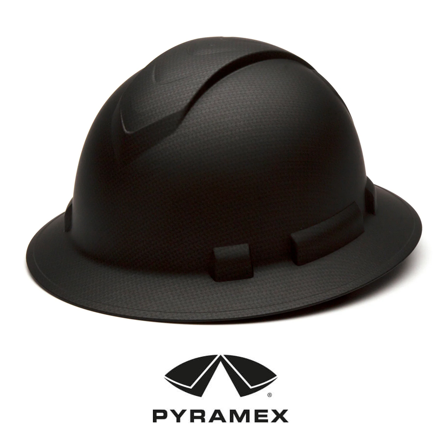 Pyramex® Ridgeline® Hydro Dipped Full Brim - Matte Black Graphite Pattern