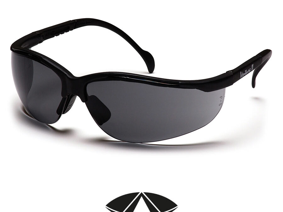 Pyramex® Venture II® Eye Protection – Black / Gray