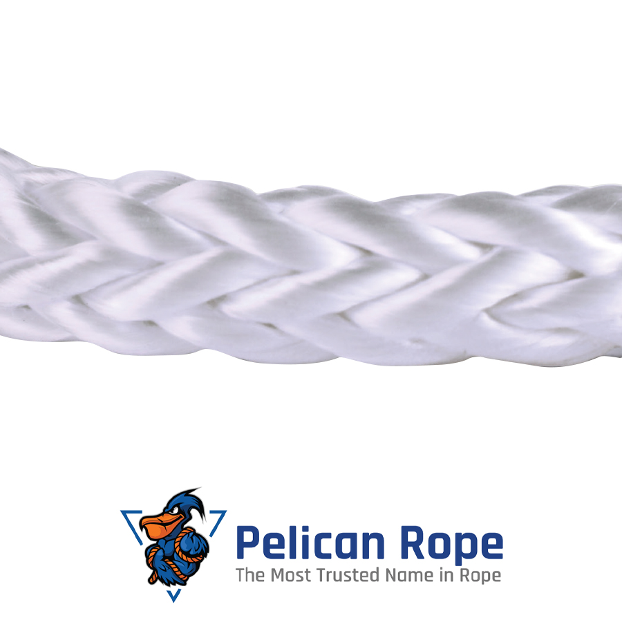 Pelican Rope 12-Strand Single Braid Polyester Rope