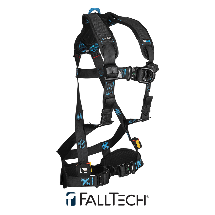 FallTech® FT-One™ 2D Climbing Non-Belted Full Body Harness, Quick Connect Adjustments 8124BFDQC