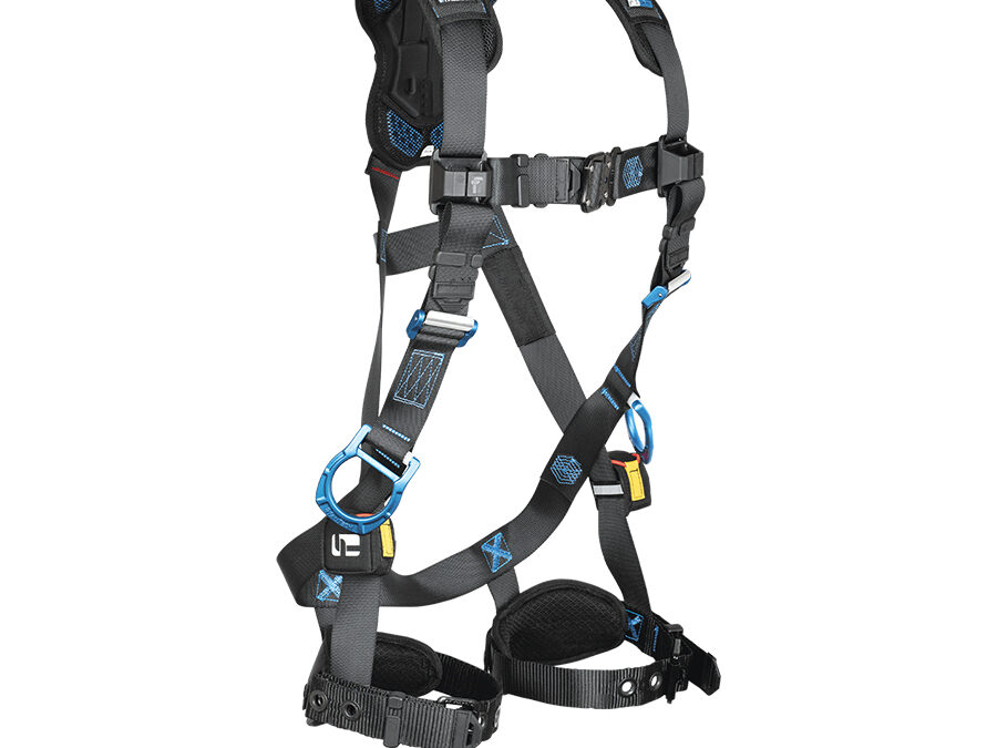 FallTech® FT-One™ 3D Standard Non-Belted Full Body Harness, Tongue Buckle Leg Adjustments 8128B3D