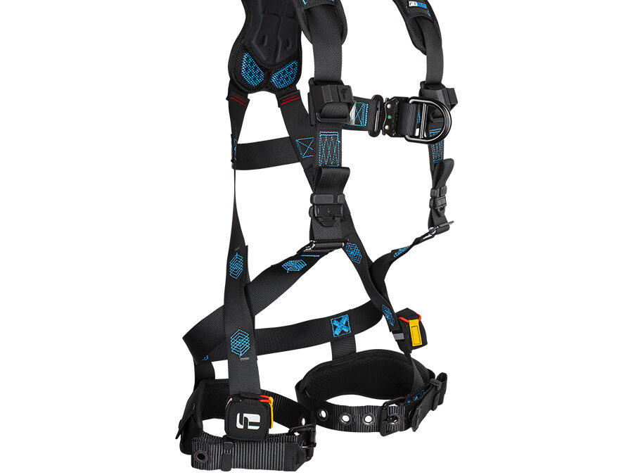 FallTech® FT-One™ 2D Climbing Non-Belted Full Body Harness, Tongue Buckle Leg Adjustments 8128BFD