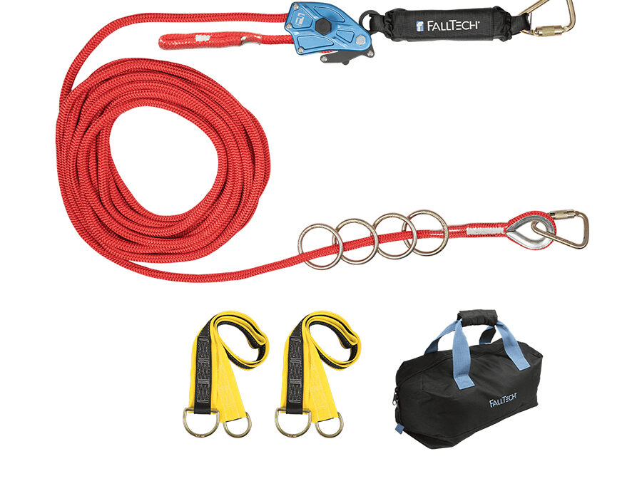 FallTech® 100′ 4-Person Temp Rope HLL System 772100