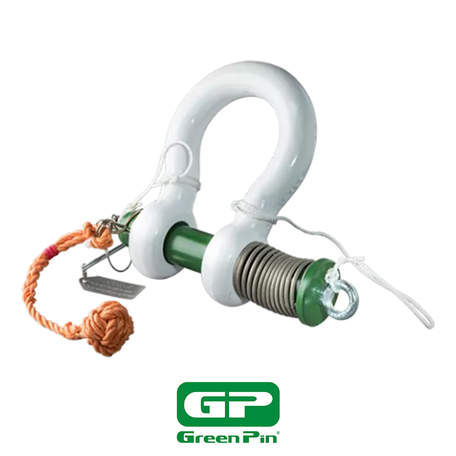 Green Pin® Spring Release ROV Shackle