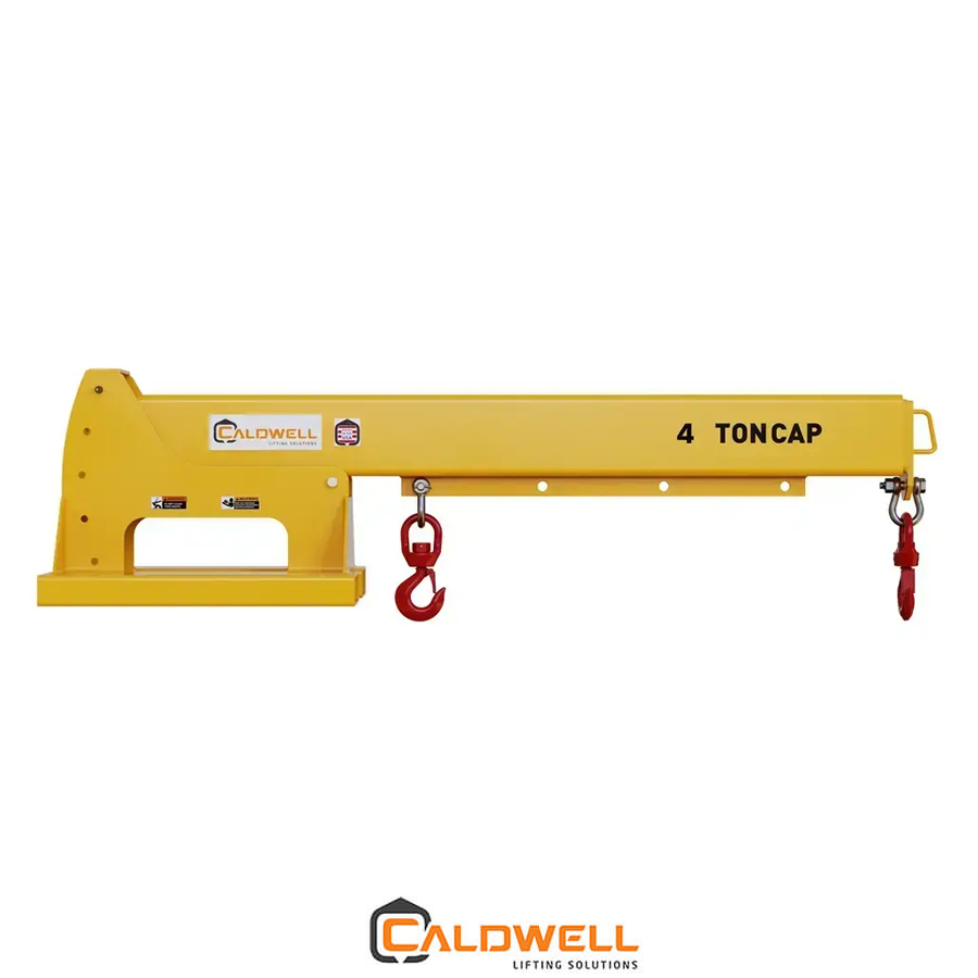 Caldwell Telescopic Pivoting Fork Lift Booms Model PB